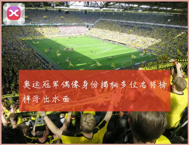 奥运冠军偶像身份揭秘多位名将榜样浮出水面